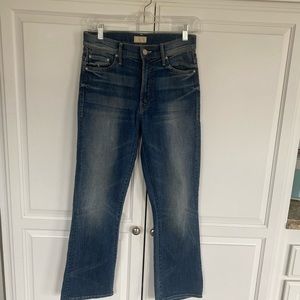 MOTHER The Insider Crop, Double Trouble.